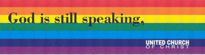 God is still speaking pride flag